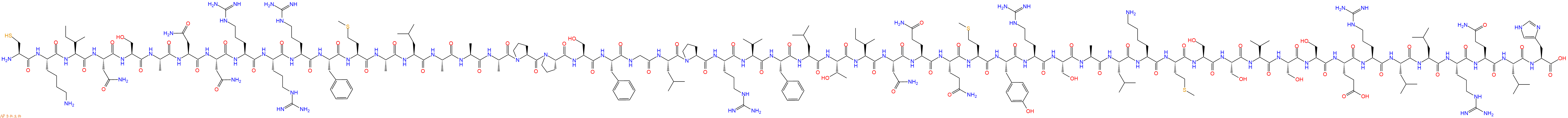 专肽生物产品H2N-Cys-Lys-Ile-Asn-Ser-Ala-Asn-Asn-Arg-Arg-Arg-Phe-Met-Ala-Leu-Ala-Ala-Ala-Pro-Pro-Ser-Phe-Gly-Leu-Pro-Arg-Val-Phe-Leu-Thr-Ile-Asn-Gln-Gln-Met-Tyr-Arg-Ser-Ala-Leu-Lys-Met-Ser-Ser-Val-Ser-Ser-Glu-Arg-Leu-Leu-Arg-Gln-Leu-His-OH