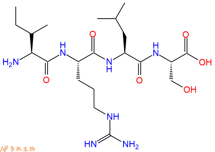 专肽生物产品H2N-Ile-Arg-Leu-Ser-OH