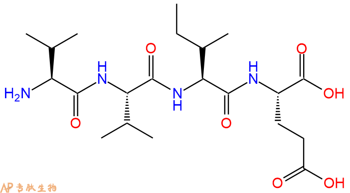 专肽生物产品H2N-Val-Val-Ile-Glu-OH