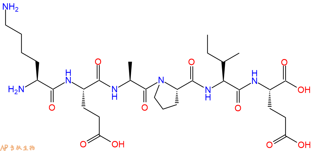 专肽生物产品H2N-Lys-Glu-Ala-Pro-Ile-Glu-OH
