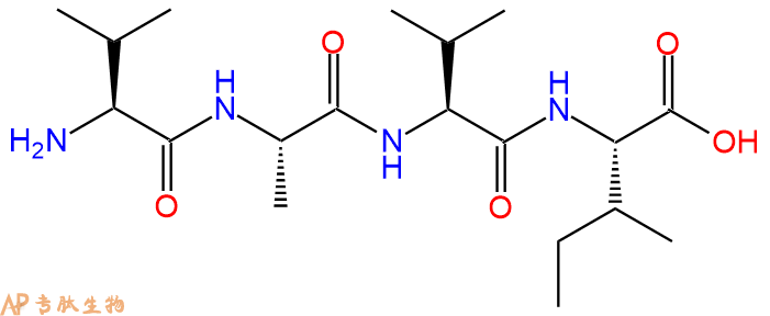 专肽生物产品H2N-Val-Ala-Val-Ile-OH