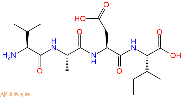 专肽生物产品H2N-Val-Ala-Asp-Ile-OH