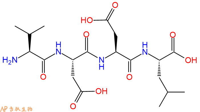 专肽生物产品H2N-Val-Asp-Asp-Leu-OH