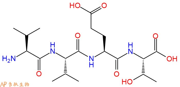 专肽生物产品H2N-Val-Val-Glu-Thr-OH