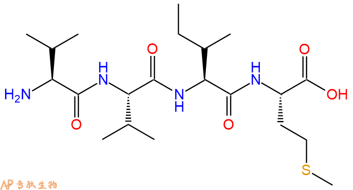 专肽生物产品H2N-Val-Val-Ile-Met-OH