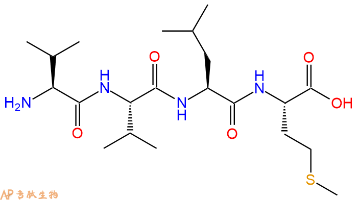 专肽生物产品H2N-Val-Val-Leu-Met-OH