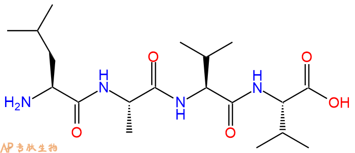 专肽生物产品H2N-Leu-Ala-Val-Val-OH