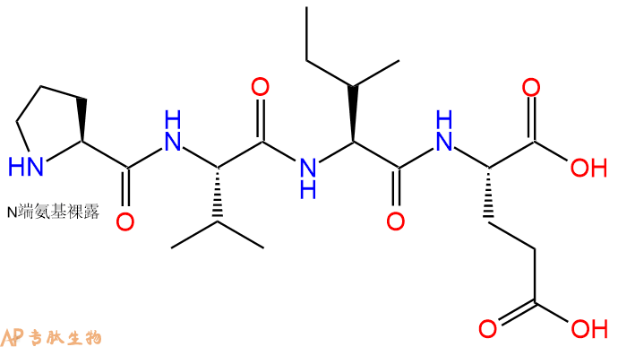 专肽生物产品H2N-Pro-Val-Ile-Glu-OH