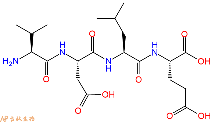 专肽生物产品H2N-Val-Asp-Leu-Glu-OH