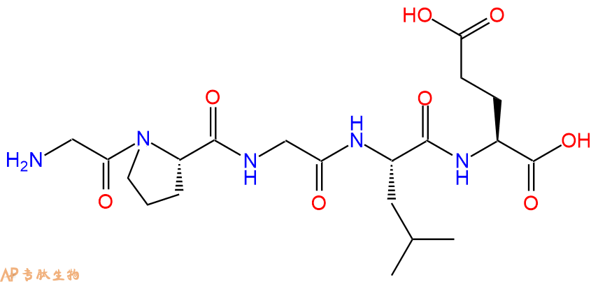 专肽生物产品H2N-Gly-Pro-Gly-Leu-Glu-OH