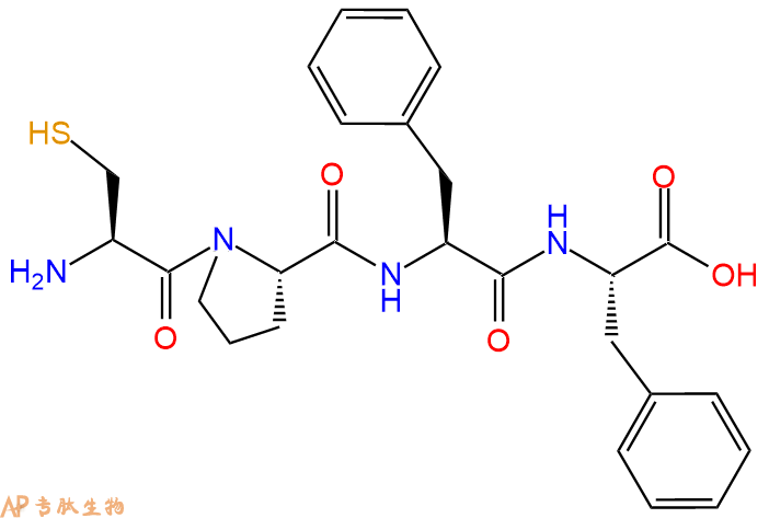 专肽生物产品H2N-Cys-Pro-Phe-Phe-OH