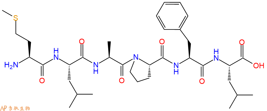 专肽生物产品H2N-Met-Leu-Ala-Pro-Phe-Leu-OH