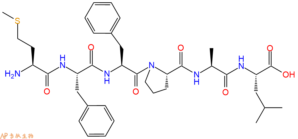 专肽生物产品H2N-Met-Phe-Phe-Pro-Ala-Leu-OH