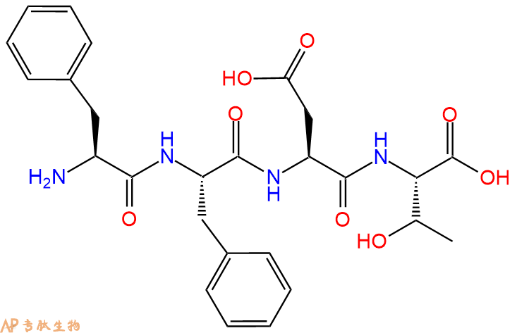 专肽生物产品H2N-Phe-Phe-Asp-Thr-OH