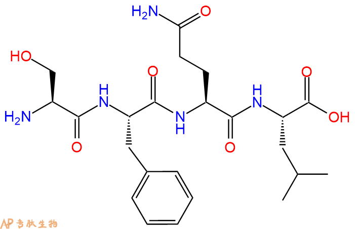 专肽生物产品H2N-Ser-Phe-Gln-Leu-OH