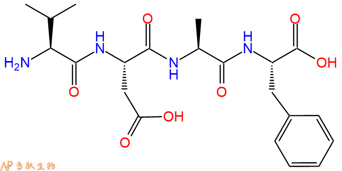 专肽生物产品H2N-Val-Asp-Ala-Phe-OH