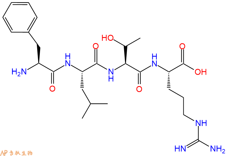 专肽生物产品H2N-Phe-Leu-Thr-Arg-OH