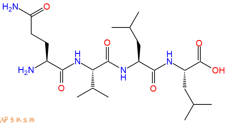 专肽生物产品H2N-Gln-Val-Leu-Leu-OH