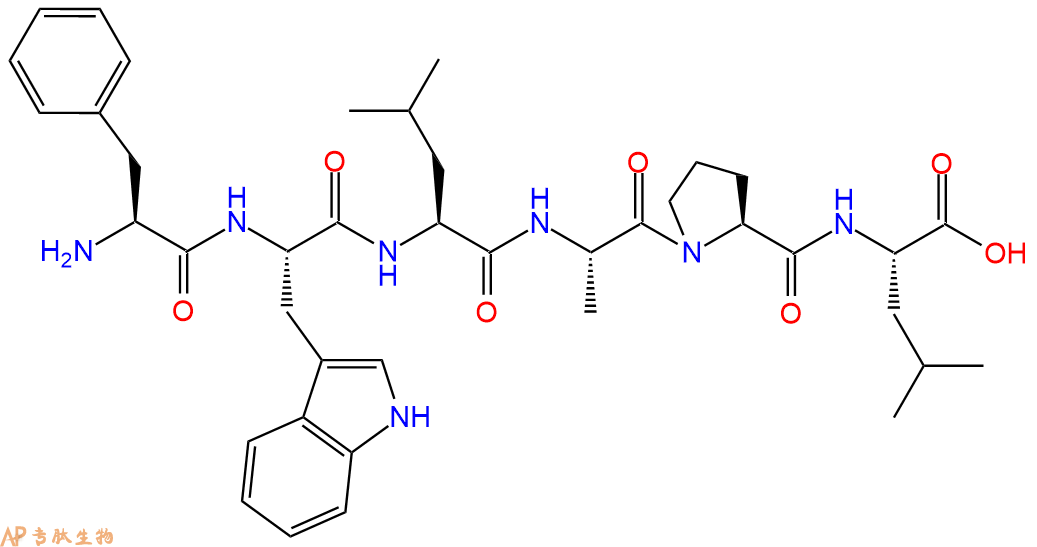 专肽生物产品H2N-Phe-Trp-Leu-Ala-Pro-Leu-OH