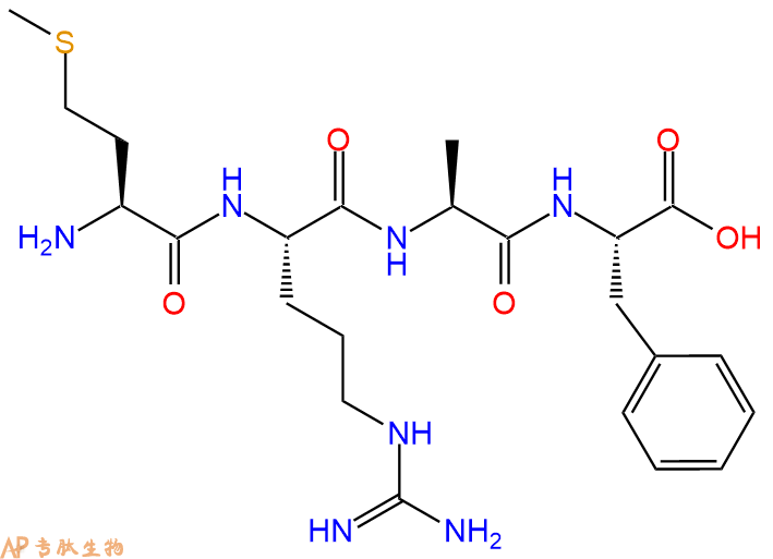 专肽生物产品H2N-Met-Arg-Ala-Phe-OH