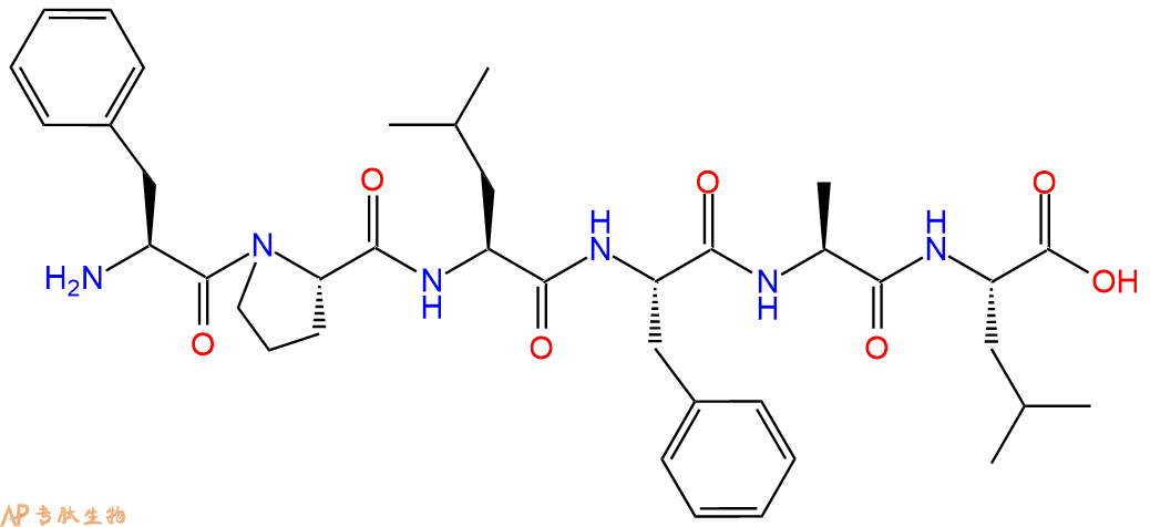 专肽生物产品H2N-Phe-Pro-Leu-Phe-Ala-Leu-OH