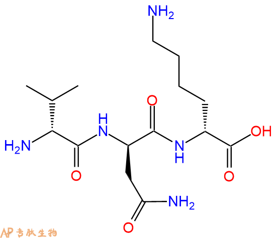专肽生物产品H2N-DVal-DAsn-DLys-OH