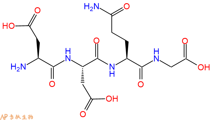 专肽生物产品H2N-Asp-Asp-Gln-Gly-OH