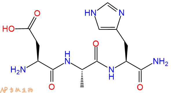 专肽生物产品H2N-Asp-Ala-His-NH2