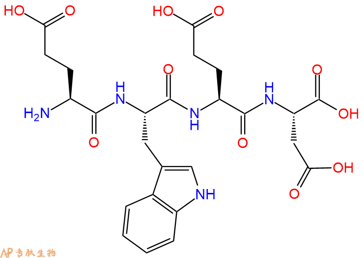 专肽生物产品H2N-Glu-Trp-Glu-Asp-OH