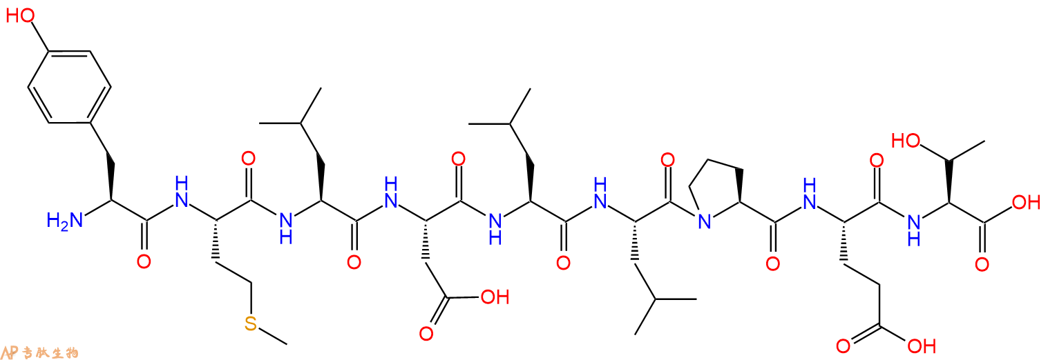 专肽生物产品H2N-Tyr-Met-Leu-Asp-Leu-Leu-Pro-Glu-Thr-OH