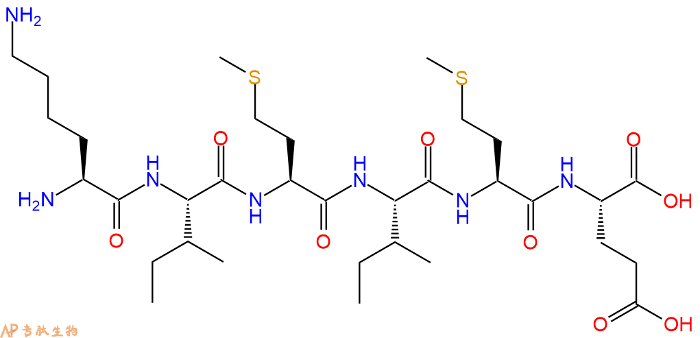 专肽生物产品H2N-Lys-Ile-Met-Ile-Met-Glu-OH
