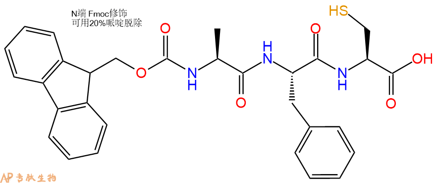 专肽生物产品Fmoc-Ala-Phe-Cys-OH