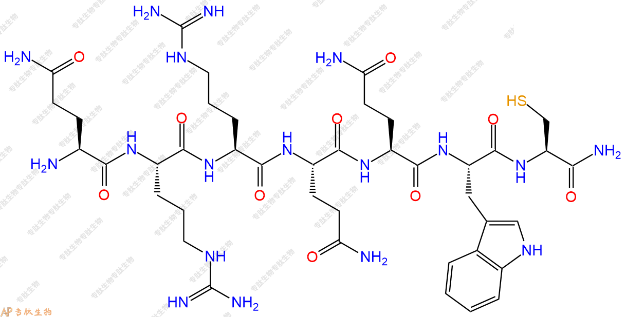 专肽生物产品H2N-Gln-Arg-Arg-Gln-Gln-Trp-Cys-NH2