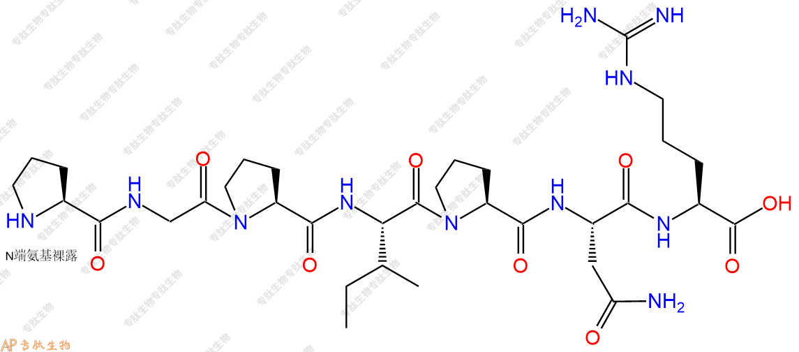专肽生物产品H2N-Pro-Gly-Pro-Ile-Pro-Asn-Arg-OH