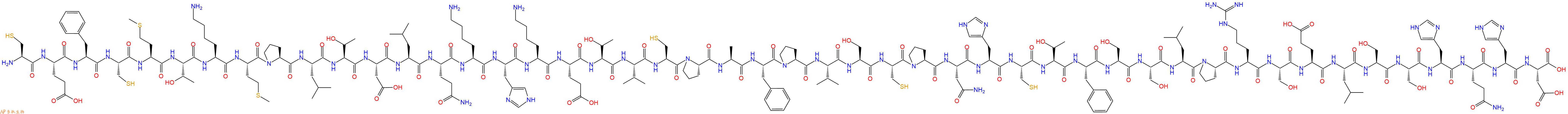 专肽生物产品H2N-Cys-Glu-Phe-Cys-Met-Thr-Lys-Met-Pro-Leu-Thr-Asp-Leu-Gln-Lys-His-Lys-Glu-Thr-Val-Cys-Pro-Ala-Phe-Pro-Val-Ser-Cys-Pro-Asn-His-Cys-Thr-Phe-Ser-Ser-Leu-Pro-Arg-Ser-Glu-Leu-Ser-Ser-His-Gln-His-Asp-OH