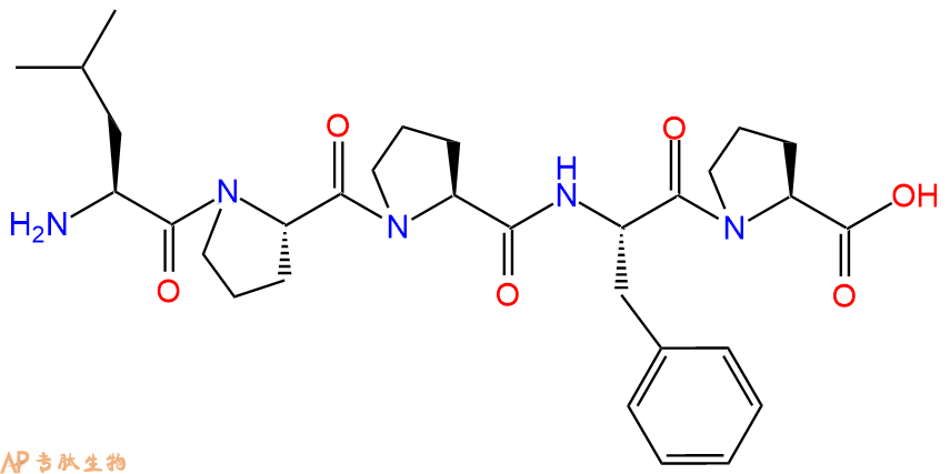 专肽生物产品H2N-Leu-Pro-Pro-Phe-Pro-OH