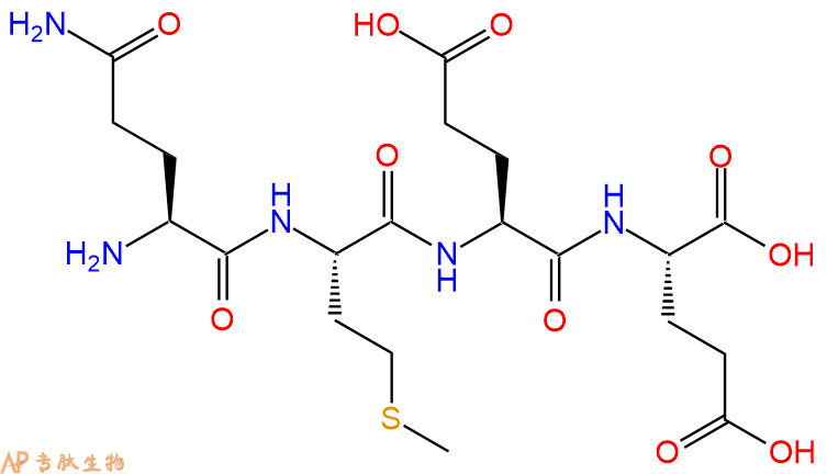 专肽生物产品H2N-Gln-Met-Glu-Glu-OH