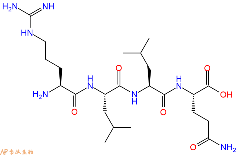 专肽生物产品H2N-Arg-Leu-Leu-Gln-OH