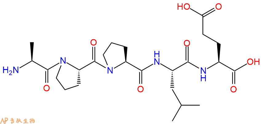 专肽生物产品H2N-Ala-Pro-Pro-Leu-Glu-OH