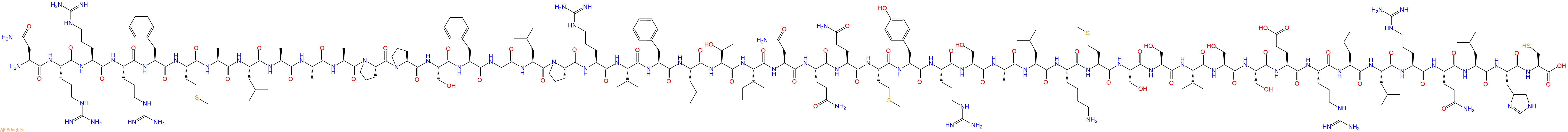 专肽生物产品H2N-Asn-Arg-Arg-Arg-Phe-Met-Ala-Leu-Ala-Ala-Ala-Pro-Pro-Ser-Phe-Gly-Leu-Pro-Arg-Val-Phe-Leu-Thr-Ile-Asn-Gln-Gln-Met-Tyr-Arg-Ser-Ala-Leu-Lys-Met-Ser-Ser-Val-Ser-Ser-Glu-Arg-Leu-Leu-Arg-Gln-Leu-His-Cys-OH