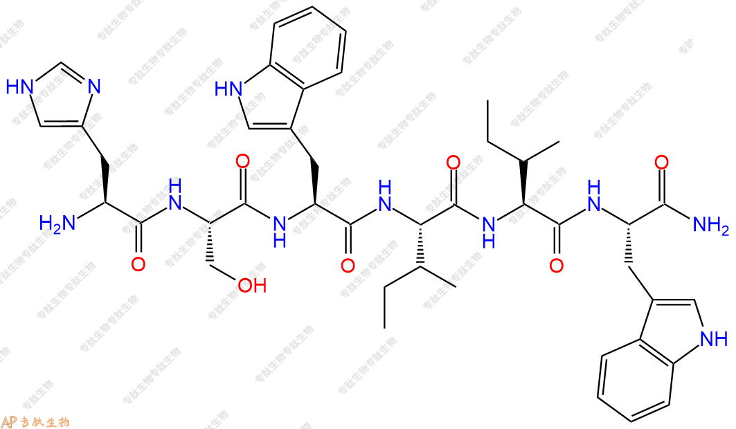 专肽生物产品H2N-His-Ser-Trp-Ile-Ile-Trp-NH2