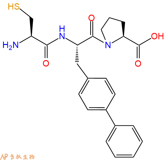 专肽生物产品H2N-Cys-Bip-Pro-OH