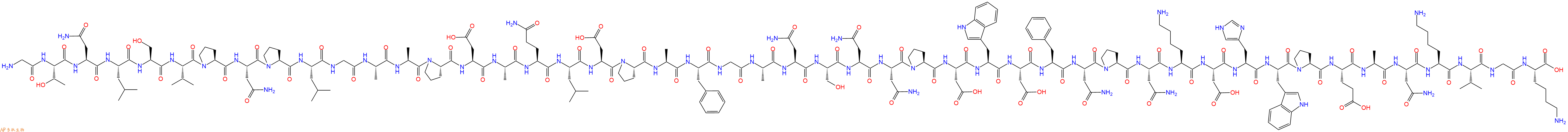 专肽生物产品H2N-Gly-Thr-Asn-Leu-Ser-Val-Pro-Asn-Pro-Leu-Gly-Ala-Ala-Pro-Asp-Ala-Gln-Leu-Asp-Pro-Ala-Phe-Gly-Ala-Asn-Ser-Asn-Asn-Pro-Asp-Trp-Asp-Phe-Asn-Pro-Asn-Lys-Asp-His-Trp-Pro-Glu-Ala-Asn-Lys-Val-Gly-Lys-OH