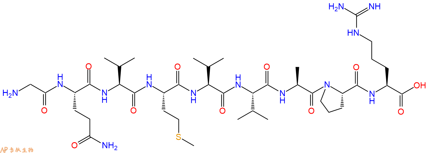 专肽生物产品H2N-Gly-Gln-Val-Met-Val-Val-Ala-Pro-Arg-OH