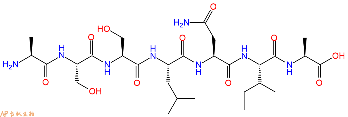 专肽生物产品H2N-Ala-Ser-Ser-Leu-Asn-Ile-Ala-OH