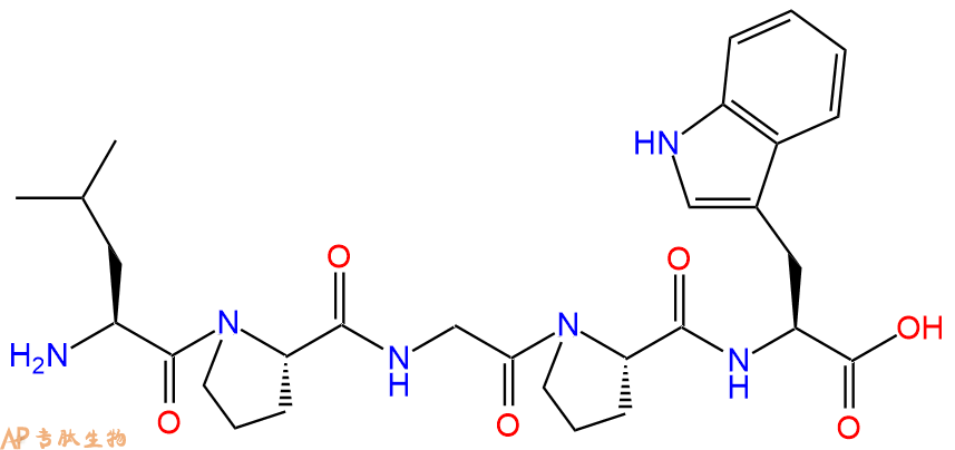 专肽生物产品H2N-Leu-Pro-Gly-Pro-Trp-OH