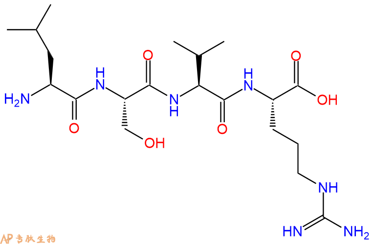 专肽生物产品H2N-Leu-Ser-Val-Arg-OH