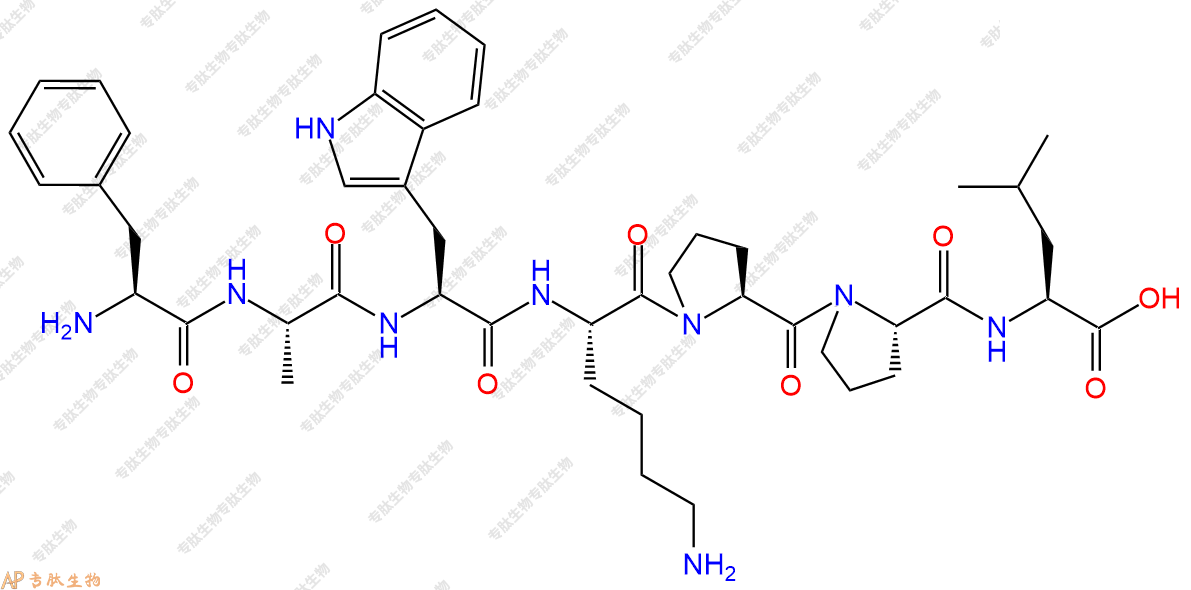 专肽生物产品H2N-Phe-Ala-Trp-Lys-Pro-Pro-Leu-OH