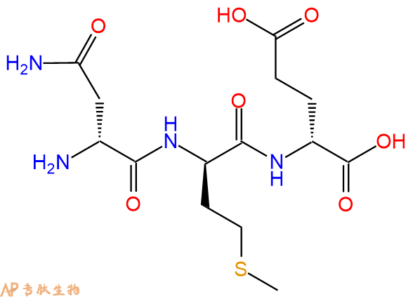 专肽生物产品H2N-DAsn-DMet-DGlu-OH