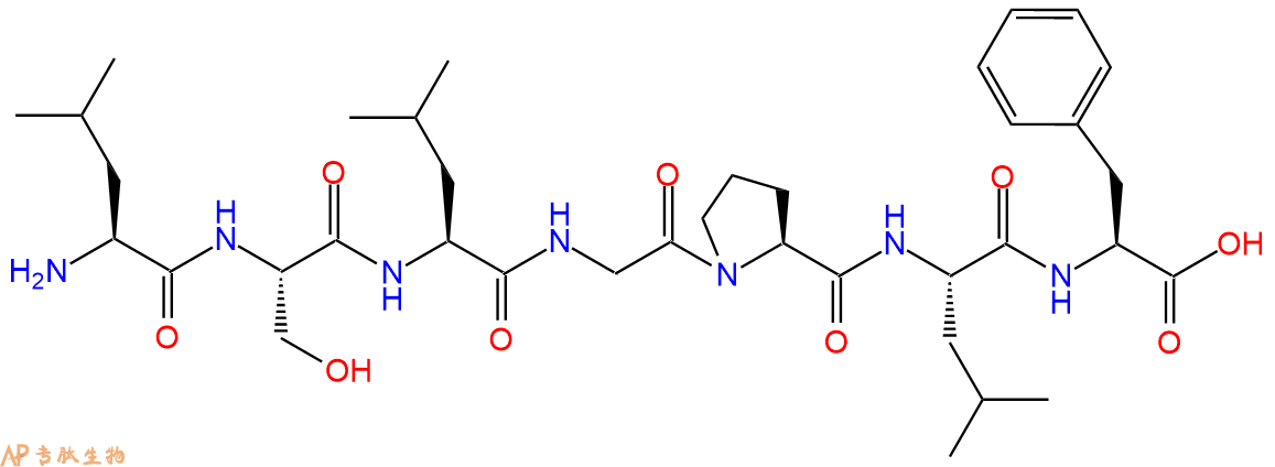 专肽生物产品H2N-Leu-Ser-Leu-Gly-Pro-Leu-Phe-OH
